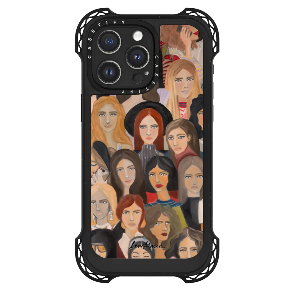 Ultra Bounce iPhone 15 Pro Max Case MagSafe Compatible - Fashion Week Phone Case