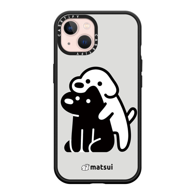 matsui x CASETiFY iPhone 13 ケース マットブラック インパクトケース MagSafe対応 Alright hold on!