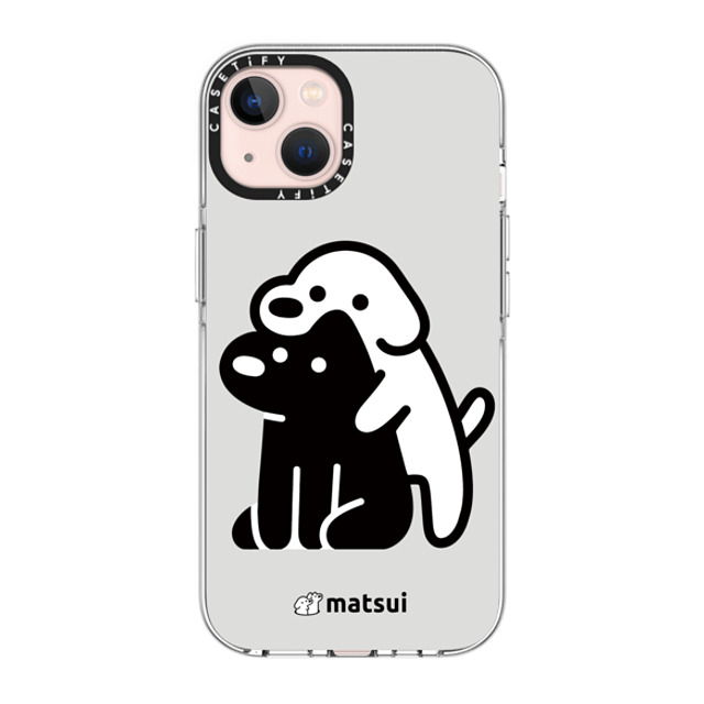 matsui x CASETiFY iPhone 13 ケース クリア クリア ケース MagSafe対応 Alright hold on!