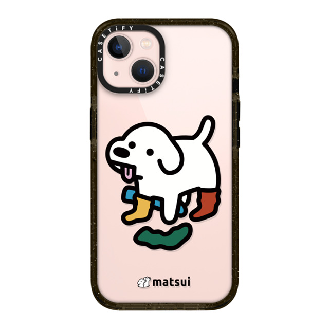 matsui x CASETiFY iPhone 13 ケース ブラック インパクトケース Socks