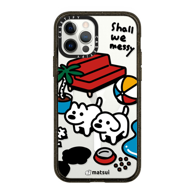 matsui x CASETiFY iPhone 12 Pro Case Black Impact Case MagSafe Compatible matsui - Shall we messy Father's Day matsui x CASETiFY iPhone 12 Pro Case Black Impact Case MagSafe Compatible matsui - Shall we messy Father's Day