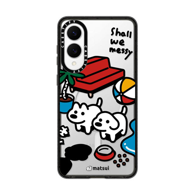matsui x CASETiFY Galaxy S25 Edge ケース ブラック マグネット式 インパクトケース matsui - Shall we messy Back to School matsui x CASETiFY Galaxy S25 Edge ケース ブラック マグネット式 インパクトケース matsui - Shall we messy Back to School