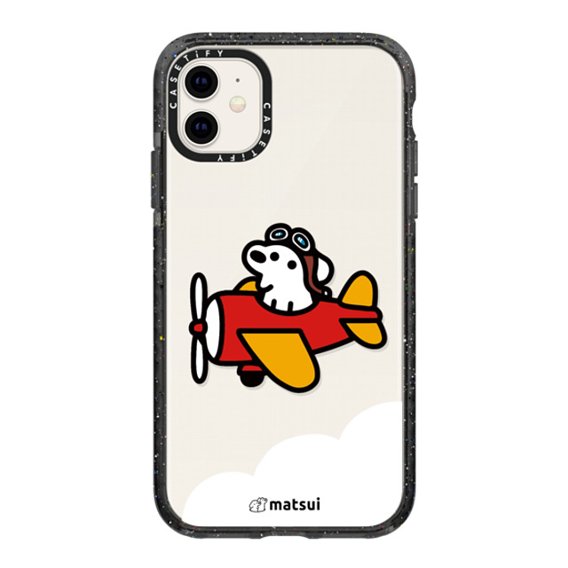 matsui x CASETiFY iPhone 11 ケース ブラック インパクトケース matsui - Flight