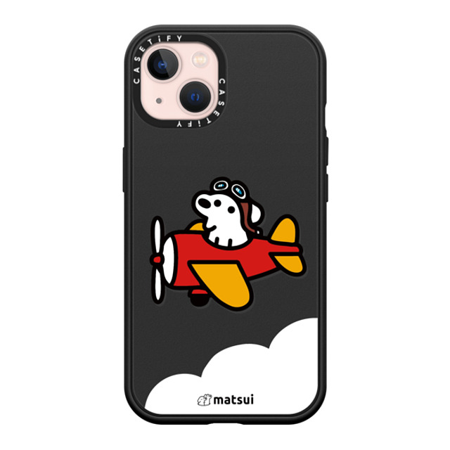 matsui x CASETiFY iPhone 13 ケース マットブラック インパクトケース MagSafe対応 matsui - Flight