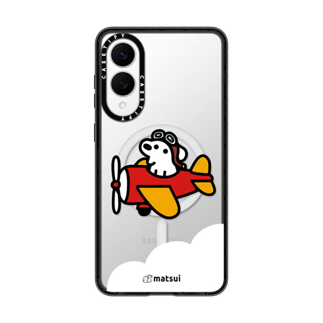 matsui x CASETiFY Galaxy S25 Edge ケース ブラック マグネット式 インパクトケース matsui - Flight Back to School matsui x CASETiFY Galaxy S25 Edge ケース ブラック マグネット式 インパクトケース matsui - Flight Back to School