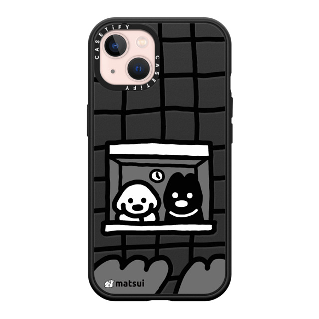 matsui x CASETiFY iPhone 13 ケース マットブラック インパクトケース MagSafe対応 matsui - Look outward