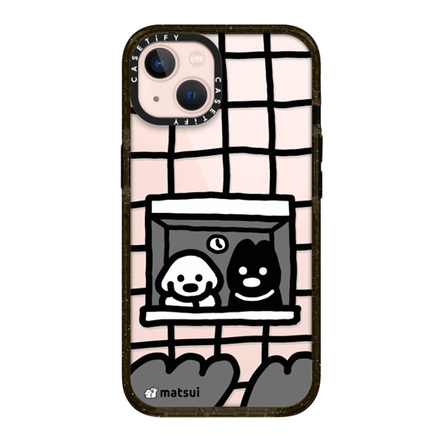 matsui x CASETiFY iPhone 13 ケース ブラック インパクトケース matsui - Look outward