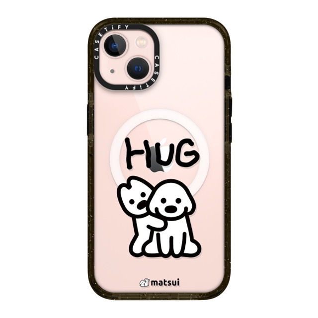 matsui x CASETiFY iPhone 13 ケース ブラック インパクトケース MagSafe対応 matsui - HUG