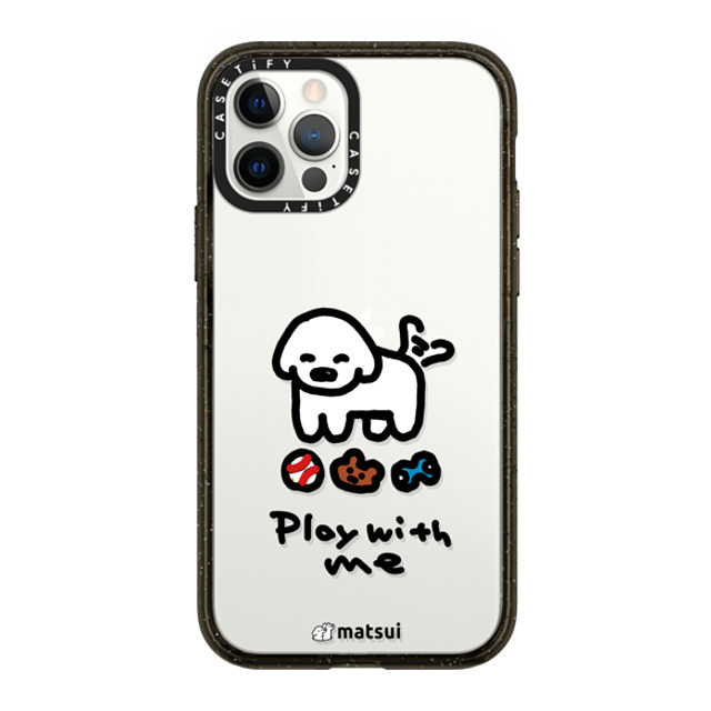 matsui x CASETiFY iPhone 12 Pro ケース ブラック インパクトケース matsui - Play with me Father's Day matsui x CASETiFY iPhone 12 Pro ケース ブラック インパクトケース matsui - Play with me Father's Day