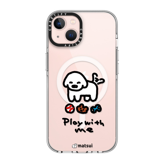 matsui x CASETiFY iPhone 13 ケース クリア クリア ケース MagSafe対応 matsui - Play with me