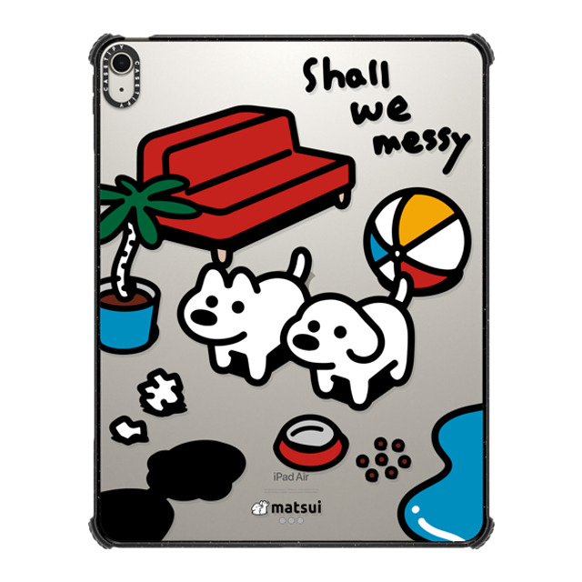matsui x CASETiFY iPad Air 13-inch (M2/M3) Black iPad インパクト ケース matsui - Shall we messy Back to School matsui x CASETiFY iPad Air 13-inch (M2/M3) Black iPad インパクト ケース matsui - Shall we messy Back to School