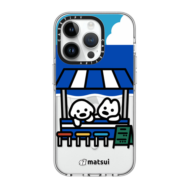 matsui x CASETiFY iPhone 14 Pro ケース クリア クリア ケース MagSafe対応 BEACH STORE