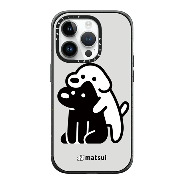 matsui x CASETiFY iPhone 14 Pro ケース マットブラック インパクトケース MagSafe対応 Alright hold on!