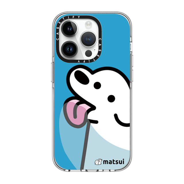 matsui x CASETiFY iPhone 14 Pro ケース クリア クリア ケース MagSafe対応 Lick