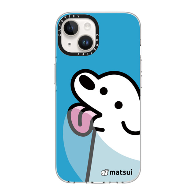 matsui x CASETiFY iPhone 14 ケース クリア クリア ケース MagSafe対応 Lick