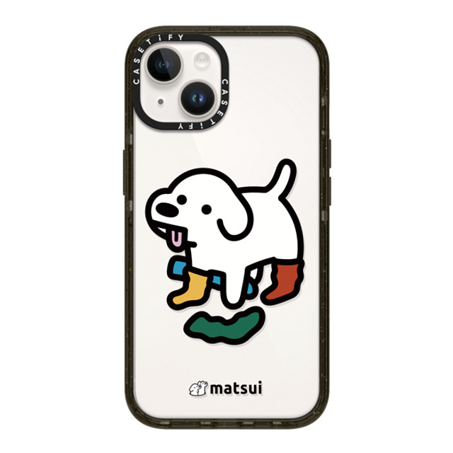 matsui x CASETiFY iPhone 14 ケース ブラック インパクトケース Socks