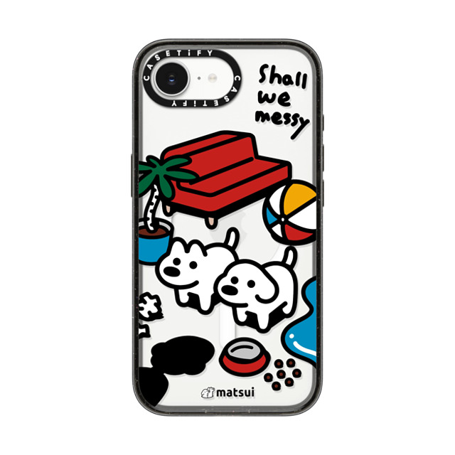 matsui x CASETiFY iPhone 16e Case Black Impact Case MagSafe Compatible matsui - Shall we messy Back to School matsui x CASETiFY iPhone 16e Case Black Impact Case MagSafe Compatible matsui - Shall we messy Back to School