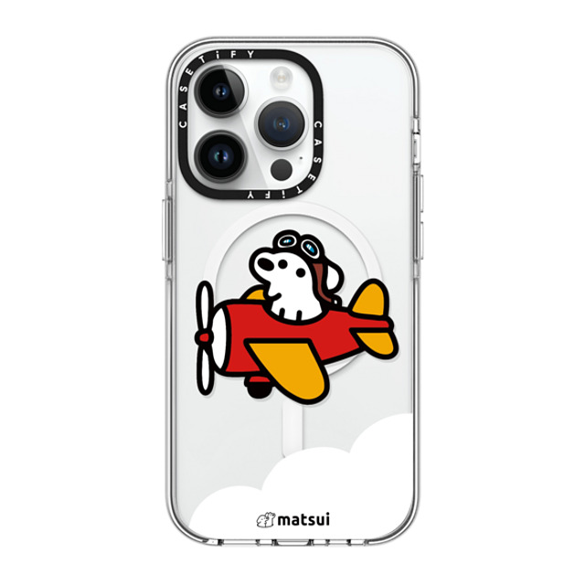 matsui x CASETiFY iPhone 14 Pro ケース クリア クリア ケース MagSafe対応 matsui - Flight