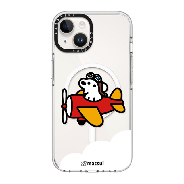 matsui x CASETiFY iPhone 14 ケース クリア クリア ケース MagSafe対応 matsui - Flight