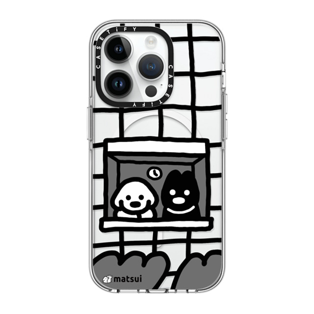 matsui x CASETiFY iPhone 14 Pro ケース クリア クリア ケース MagSafe対応 matsui - Look outward