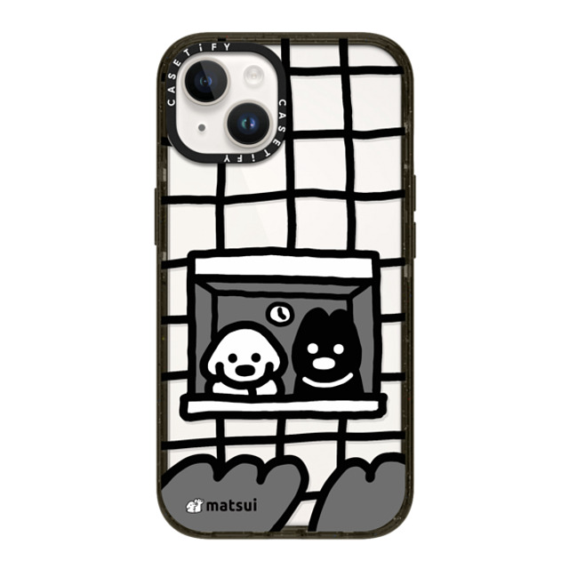 matsui x CASETiFY iPhone 14 ケース ブラック インパクトケース matsui - Look outward