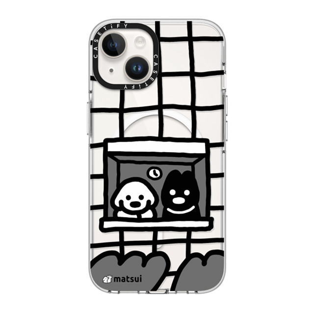 matsui x CASETiFY iPhone 14 ケース クリア クリア ケース MagSafe対応 matsui - Look outward