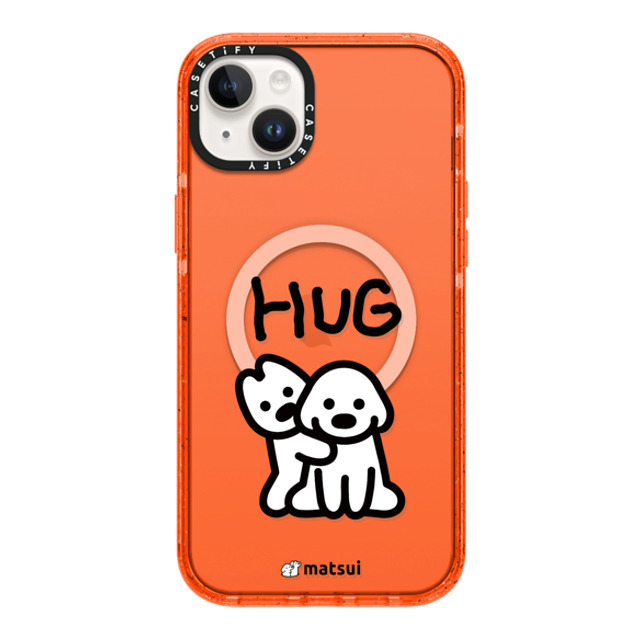 matsui x CASETiFY iPhone 14 Plus ケース オレンジ インパクトケース MagSafe対応 matsui - HUG