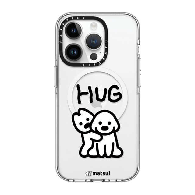 matsui x CASETiFY iPhone 14 Pro ケース クリア クリア ケース MagSafe対応 matsui - HUG