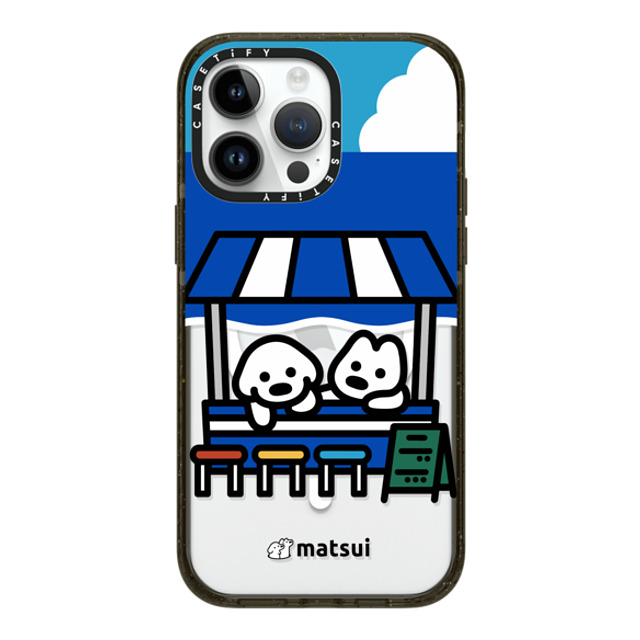 matsui x CASETiFY iPhone 14 Pro Max ケース ブラック インパクトケース MagSafe対応 BEACH STORE