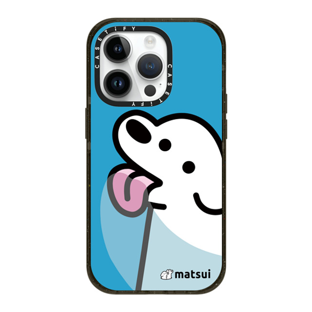 matsui x CASETiFY iPhone 14 Pro ケース ブラック インパクトケース MagSafe対応 Lick