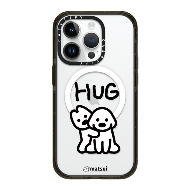 matsui x CASETiFY iPhone 14 Pro ケース ブラック インパクトケース MagSafe対応 matsui - HUG