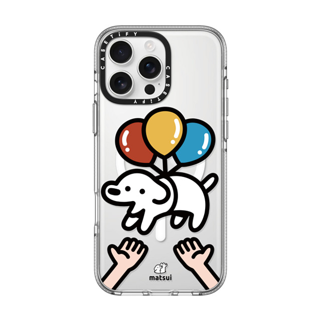 matsui x CASETiFY iPhone 16 Pro Max ケース クリア クリア ケース MagSafe対応 Catch me!