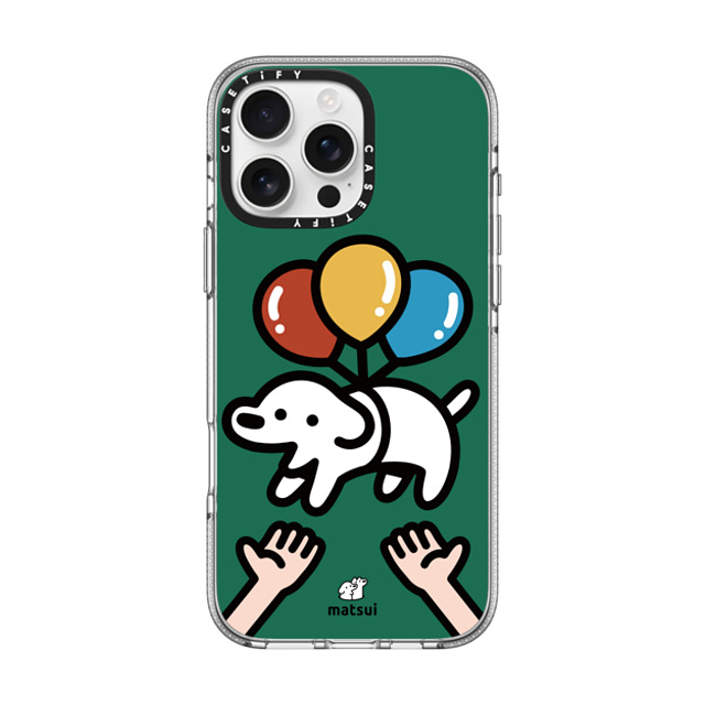 matsui x CASETiFY iPhone 16 Pro Max Case Dog,Animal クリア クリア ケース MagSafe対応 Catch me! Back to School matsui x CASETiFY iPhone 16 Pro Max Case Dog,Animal クリア クリア ケース MagSafe対応 Catch me! Back to School
