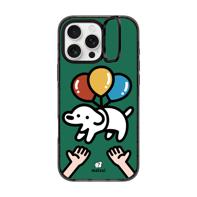 matsui x CASETiFY iPhone 16 Pro Max ケース Dog,Animal ブラック インパクトリングスタンドケース MagSafe対応 Catch me! Father's Day matsui x CASETiFY iPhone 16 Pro Max ケース Dog,Animal ブラック インパクトリングスタンドケース MagSafe対応 Catch me! Father's Day