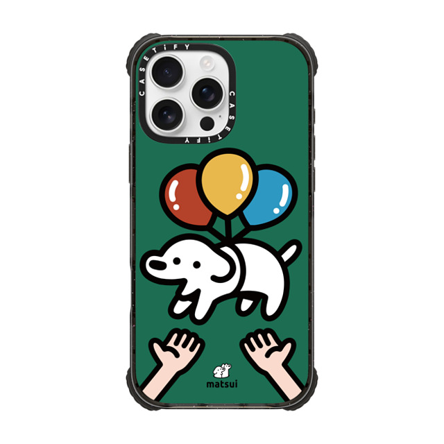 matsui x CASETiFY iPhone 16 Pro Max ケース Dog,Animal ブラック ウルトラ インパクトケース MagSafe 対応 Catch me! Father's Day matsui x CASETiFY iPhone 16 Pro Max ケース Dog,Animal ブラック ウルトラ インパクトケース MagSafe 対応 Catch me! Father's Day