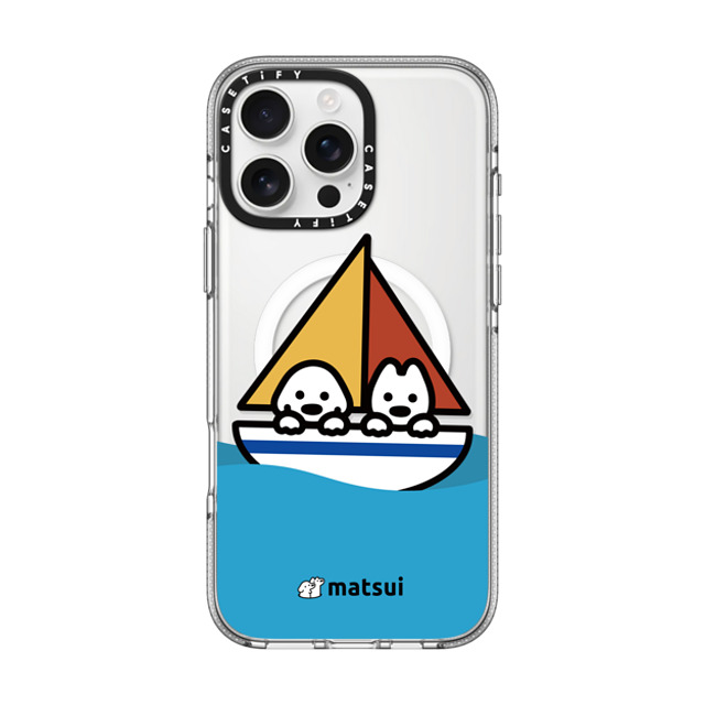 matsui x CASETiFY iPhone 16 Pro Max ケース Dog,Animal クリア クリア ケース MagSafe対応 Swaying Back to School matsui x CASETiFY iPhone 16 Pro Max ケース Dog,Animal クリア クリア ケース MagSafe対応 Swaying Back to School