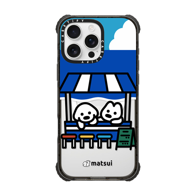 matsui x CASETiFY iPhone 16 Pro Max Case Black ウルトラ インパクトケース MagSafe 対応 BEACH STORE matsui x CASETiFY iPhone 16 Pro Max Case Black ウルトラ インパクトケース MagSafe 対応 BEACH STORE