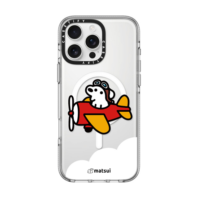 matsui x CASETiFY iPhone 16 Pro Max ケース クリア クリア ケース MagSafe対応 matsui - Flight