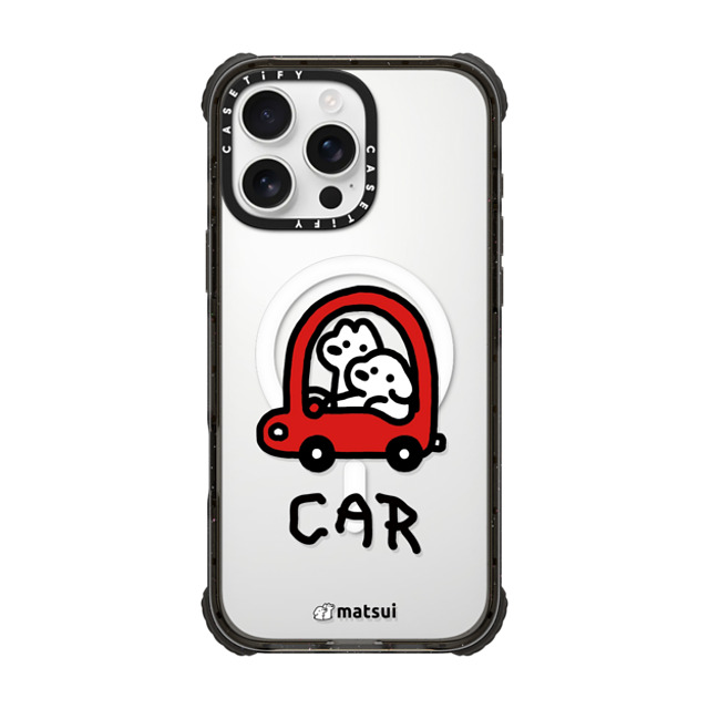 matsui x CASETiFY iPhone 16 Pro Max Case Black ウルトラ インパクトケース MagSafe 対応 matsui - CAR Mother's Day matsui x CASETiFY iPhone 16 Pro Max Case Black ウルトラ インパクトケース MagSafe 対応 matsui - CAR Mother's Day