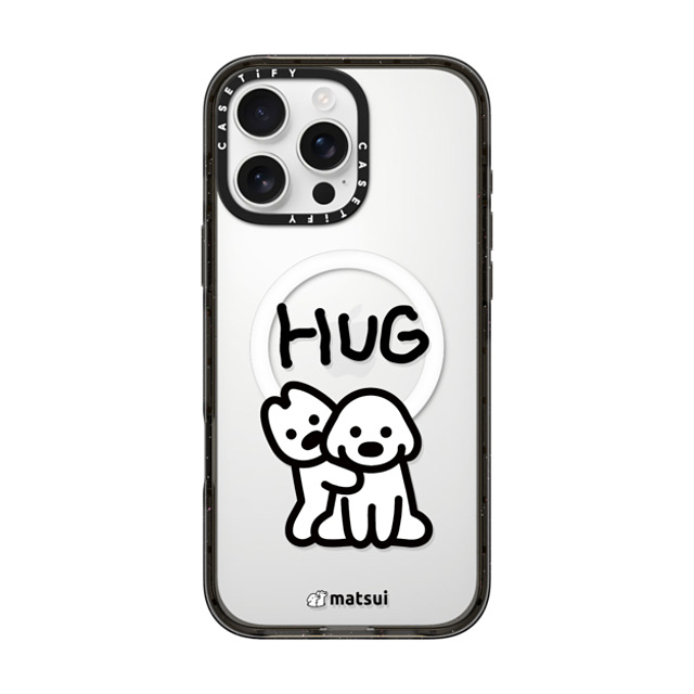 matsui x CASETiFY iPhone 16 Pro Max ケース ブラック インパクトケース MagSafe対応 matsui - HUG