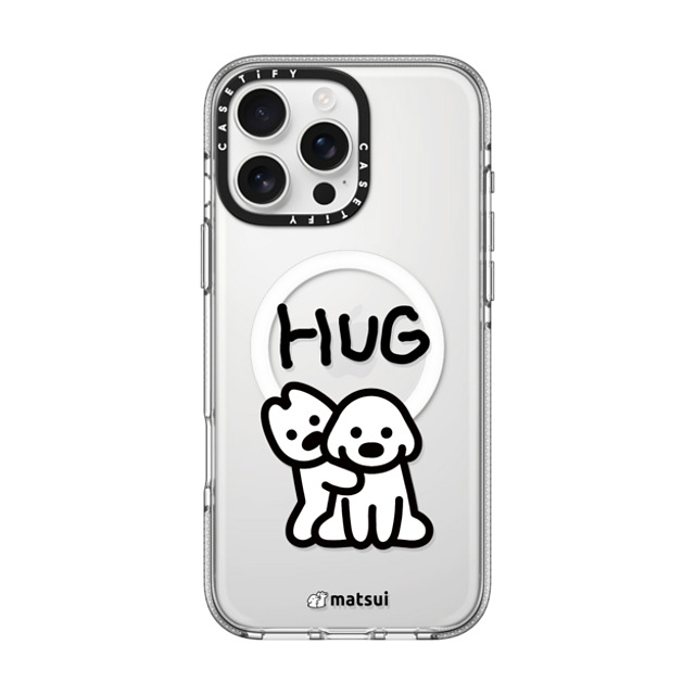 matsui x CASETiFY iPhone 16 Pro Max ケース クリア クリア ケース MagSafe対応 matsui - HUG