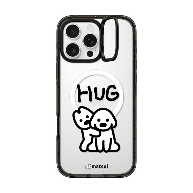 matsui x CASETiFY iPhone 16 Pro Max ケース ブラック インパクトリングスタンドケース MagSafe対応 matsui - HUG