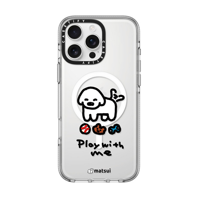 matsui x CASETiFY iPhone 16 Pro Max ケース クリア クリア ケース MagSafe対応 matsui - Play with me