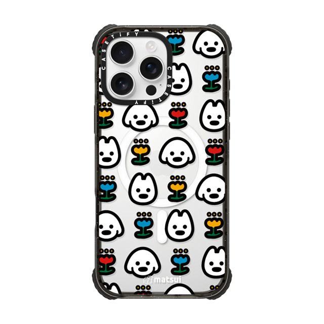 matsui x CASETiFY iPhone 16 Pro Max Case Black ウルトラ インパクトケース MagSafe 対応 matsui - MANY DOGS Father's Day matsui x CASETiFY iPhone 16 Pro Max Case Black ウルトラ インパクトケース MagSafe 対応 matsui - MANY DOGS Father's Day