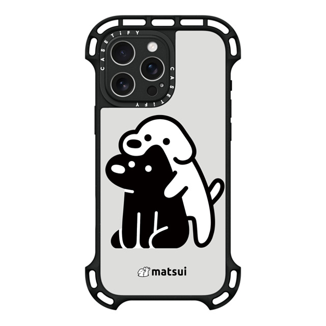 matsui x CASETiFY iPhone 16 Pro Max ケース ブラック ウルトラ バウンスケース MagSafe対応 Alright hold on!