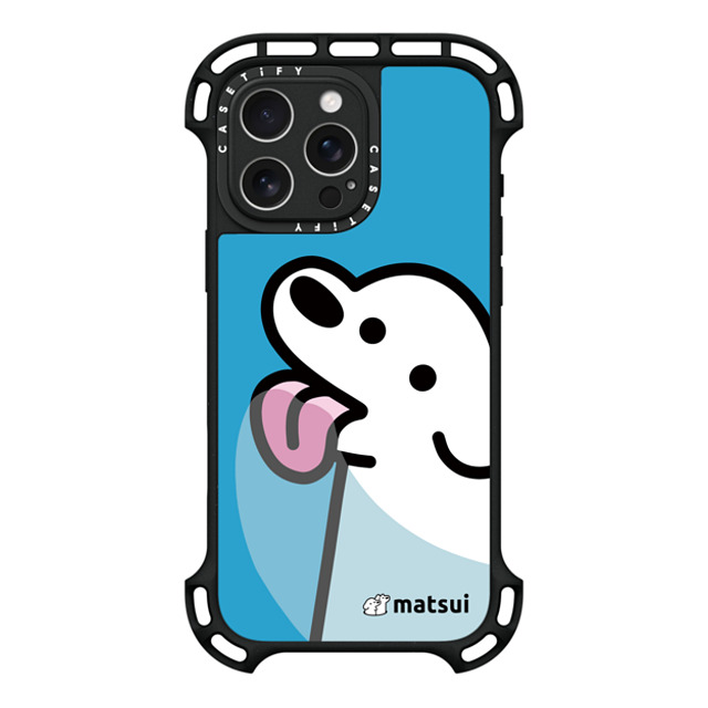 matsui x CASETiFY iPhone 16 Pro Max ケース ブラック ウルトラ バウンスケース MagSafe対応 Lick