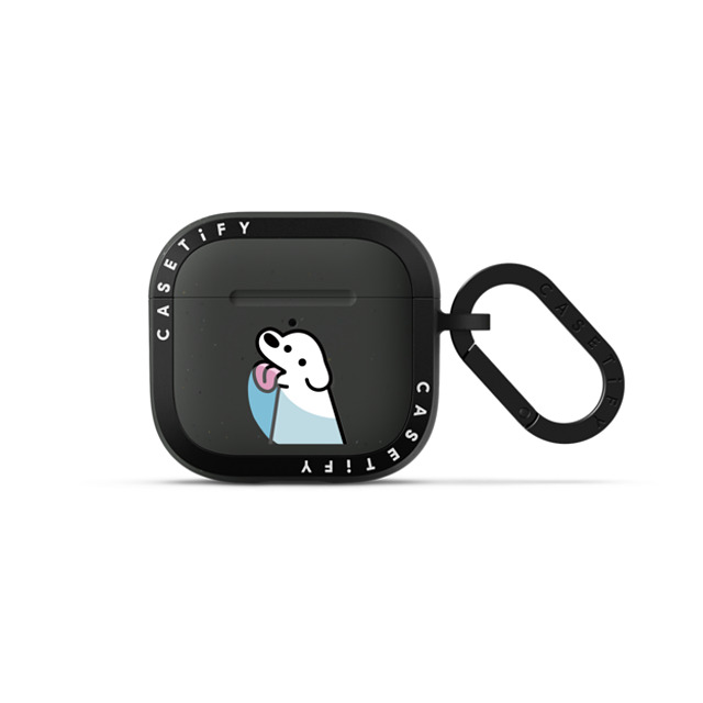 matsui x CASETiFY AirPods 4 チャコール バウンス ケース Lick