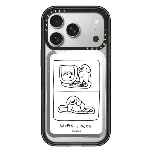 Snappy Cardholder Stand - WORK is OVER