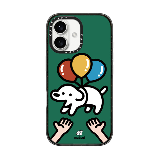 matsui x CASETiFY iPhone 16 Case Dog,Animal Black Impact Case MagSafe Compatible Catch me! Back to School matsui x CASETiFY iPhone 16 Case Dog,Animal Black Impact Case MagSafe Compatible Catch me! Back to School