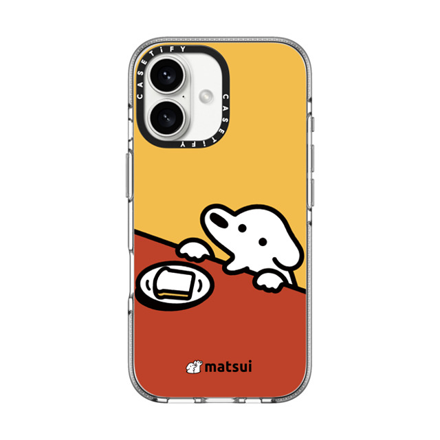 matsui x CASETiFY iPhone 16 ケース Dog,Animal クリア クリア ケース MagSafe対応 パン Father's Day matsui x CASETiFY iPhone 16 ケース Dog,Animal クリア クリア ケース MagSafe対応 パン Father's Day